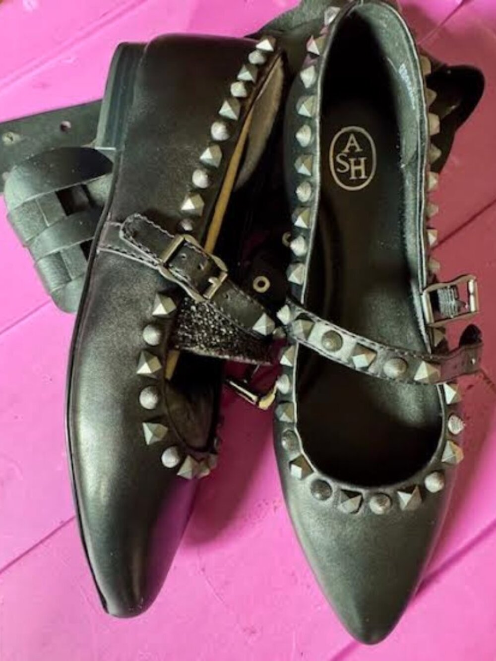 Ash Beatnik LeatherNew  Flat Women's Mary Jane’s in size 39M